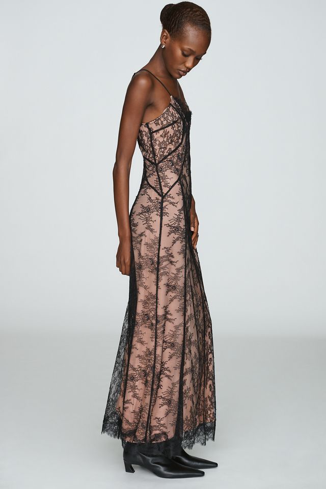 By Anthropologie Lace Midi Dress #4