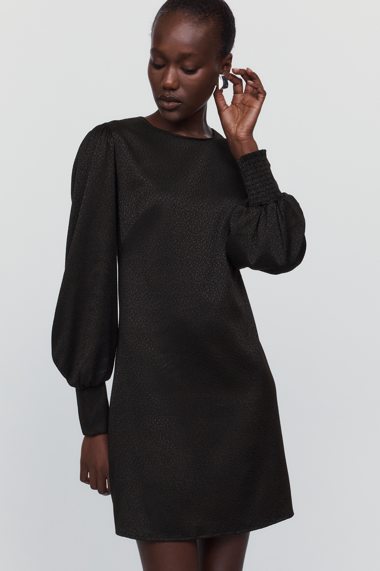 By Anthropologie Satin Mini Dress