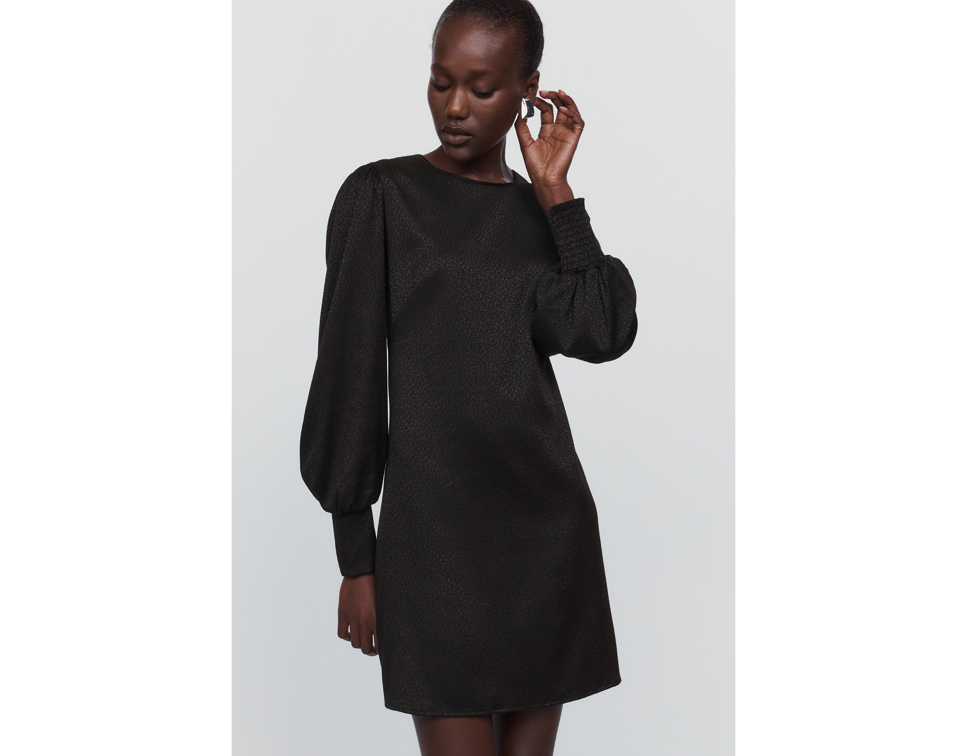 By Anthropologie Satin Mini Dress