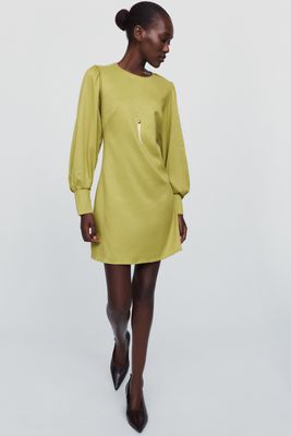 By Anthropologie Satin Mini Dress