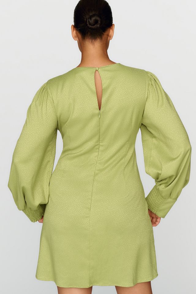By Anthropologie Satin Mini Dress #7