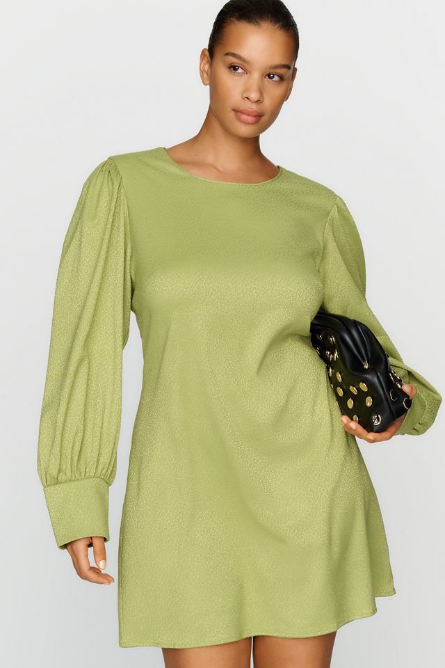 By Anthropologie Satin Mini Dress #4