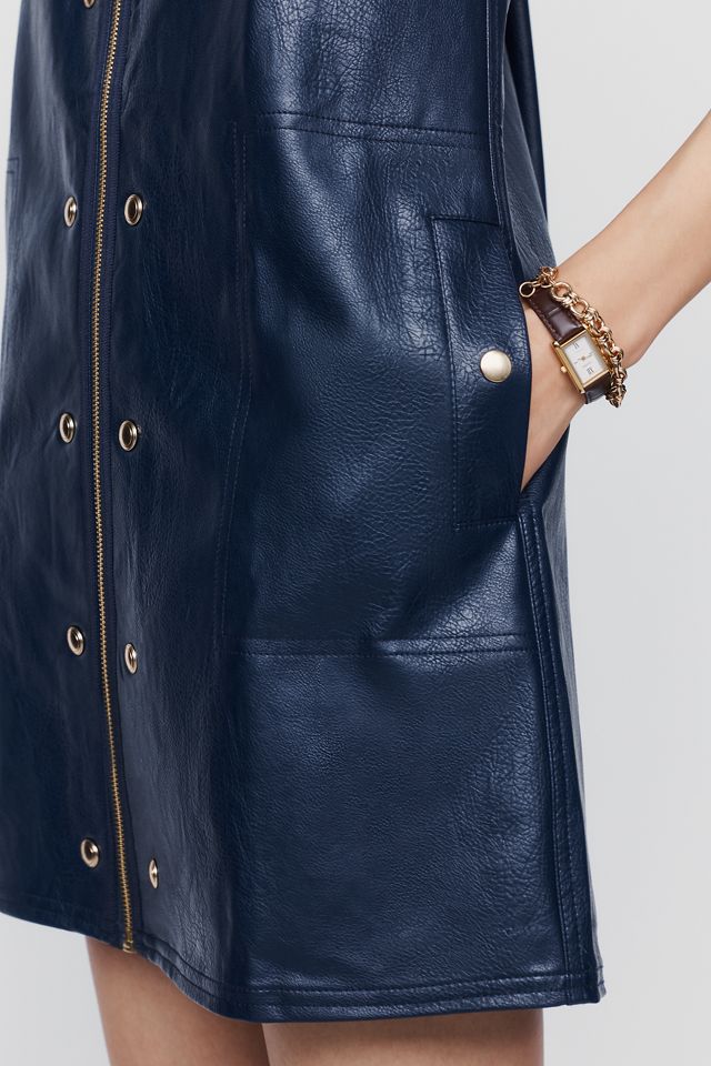 Pilcro Faux Leather Studded Mini Dress #2