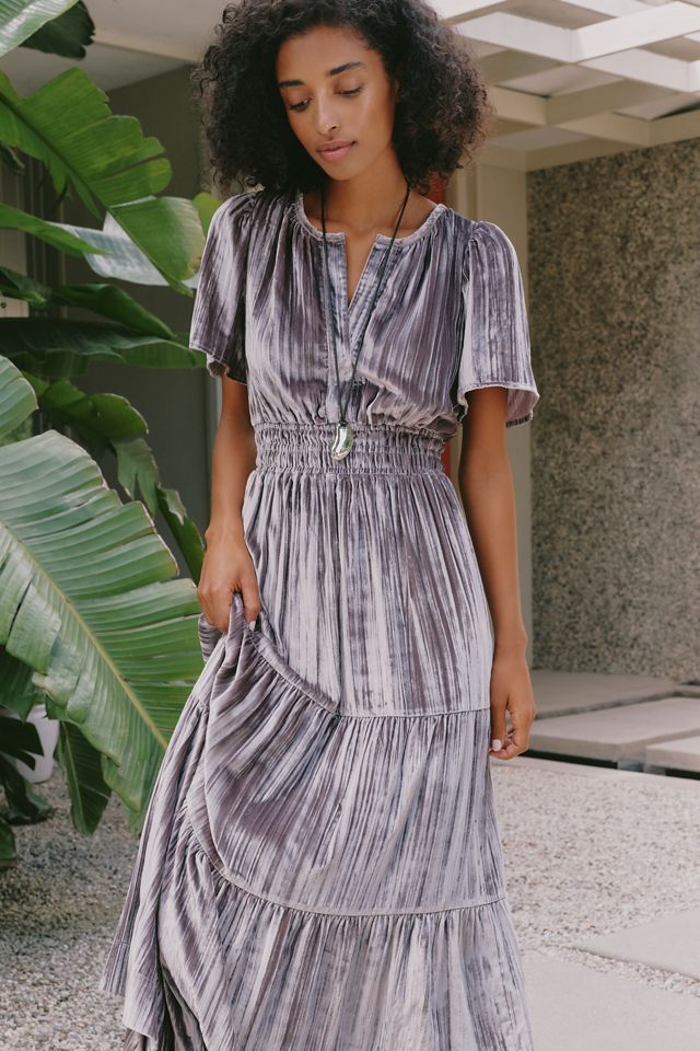 Somerset Crushed Velvet Maxi Dress #3