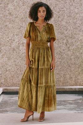 The Somerset Maxi Dress: Crushed Velvet Edition
