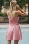 Maeve Sleeveless Seamed Fit & Flare Mini Dress