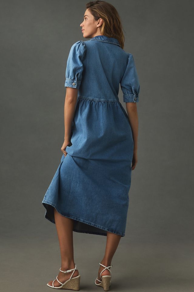 ALIGNE Gabriella Short-Sleeve Midi Dress | Anthropologie