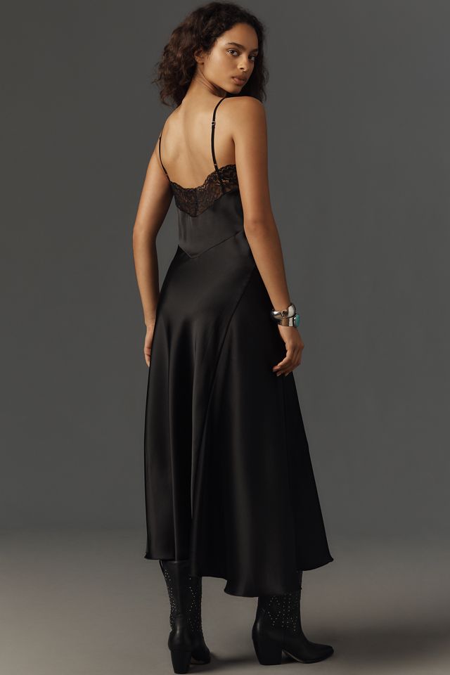 ESTHÉ Lace Satin Slip Dress #2