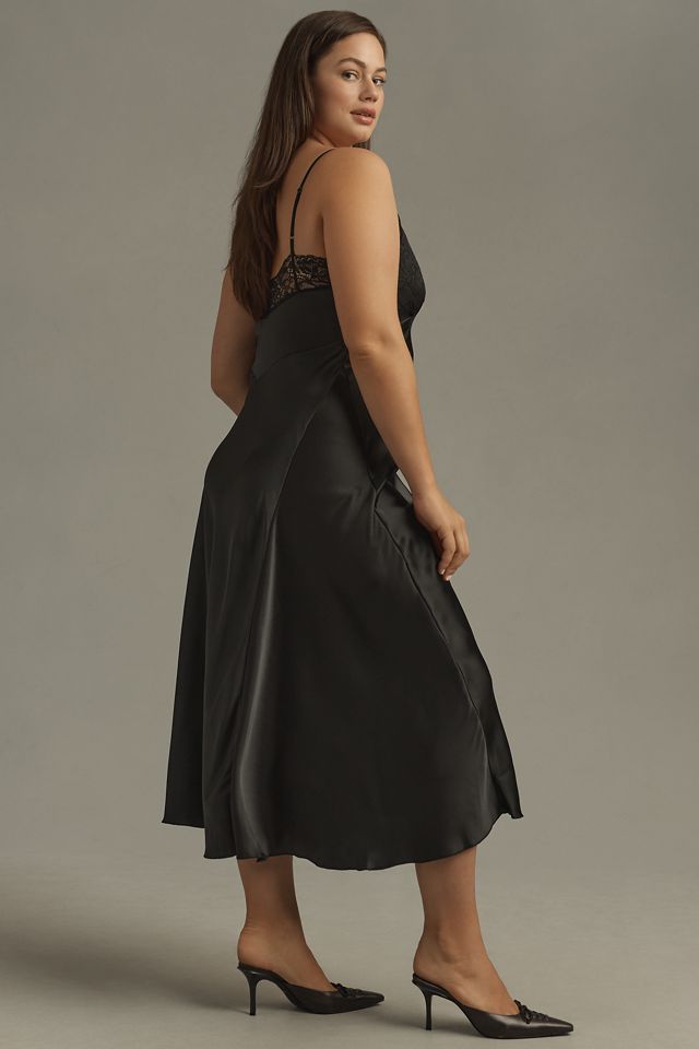 ESTHÉ Lace Satin Slip Dress #6