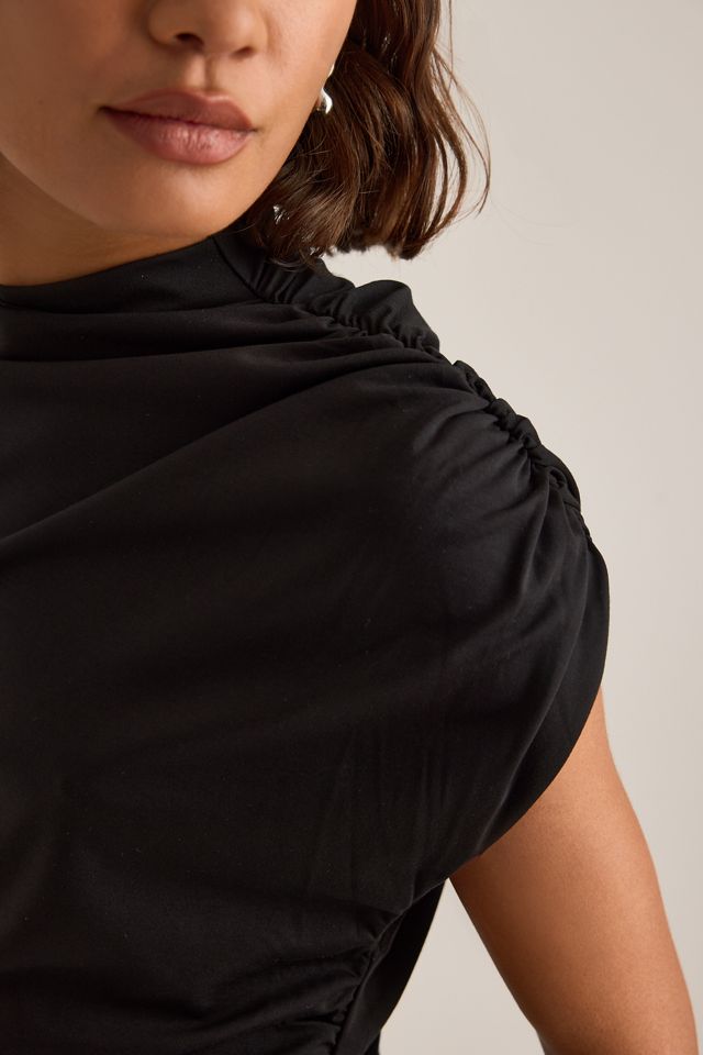 Vestido Maxi Drapeado de Dos Tonos ESTHE #5