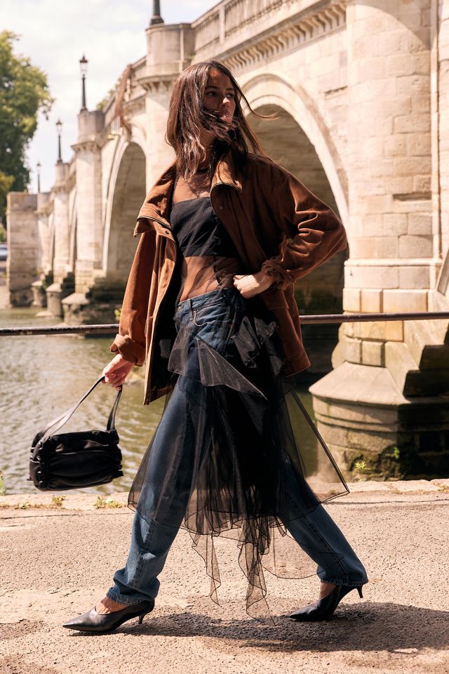 ESTHE Sheer Tulle Frill Overdress #1