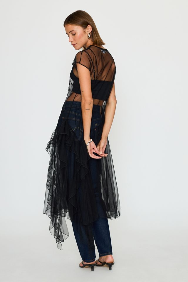 ESTHE Sheer Tulle Frill Overdress #7