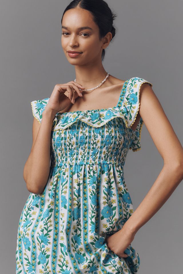 Pink City Prints Carrie Sleeveless Ruffled Midi Dress #2