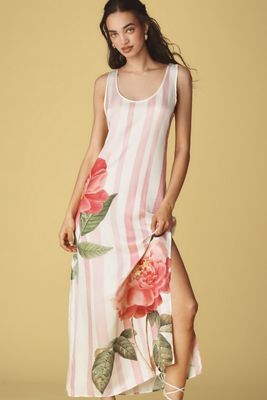 Aston Studio Poppy Scoop-Neck Maxi Dress