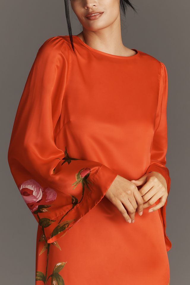 Aston Studio Heidi Silk-Blend Maxi Dress #2