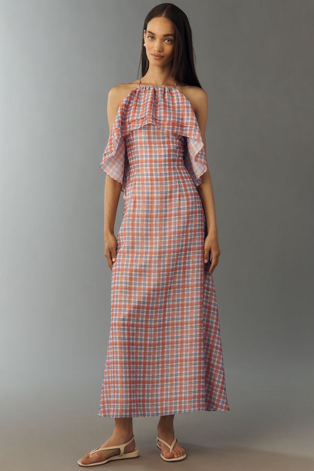 Aston Studio Romane Ruffle Maxi Dress #3