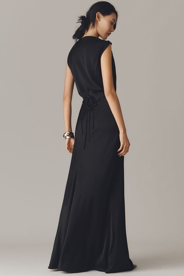 Derek Lam 10 Crosby Maritza Sleeveless Boat-Neck Maxi Dress #2