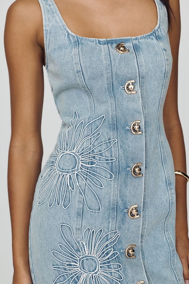 The Wolf Gang Amana Denim Midi Dress #3