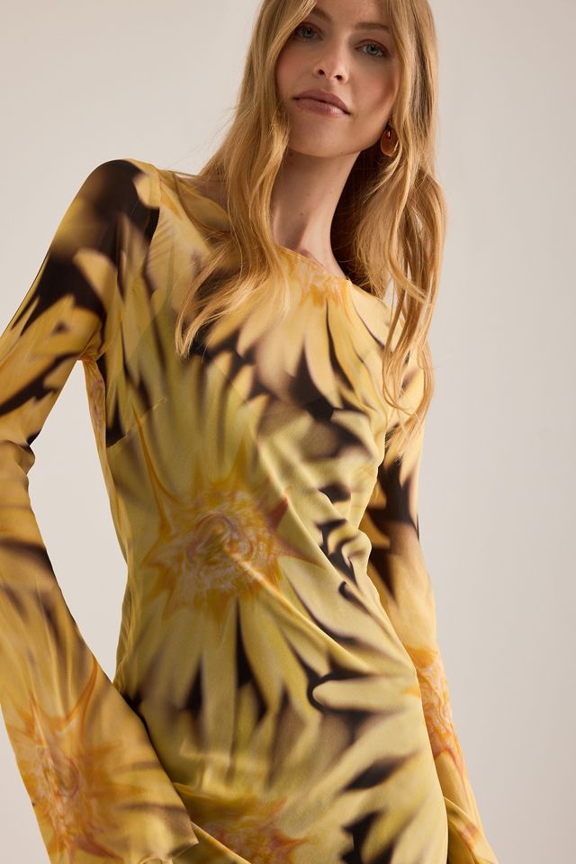 Vestido Maxi con Estampado de Girasol Lottie de The Wolf Gang #1