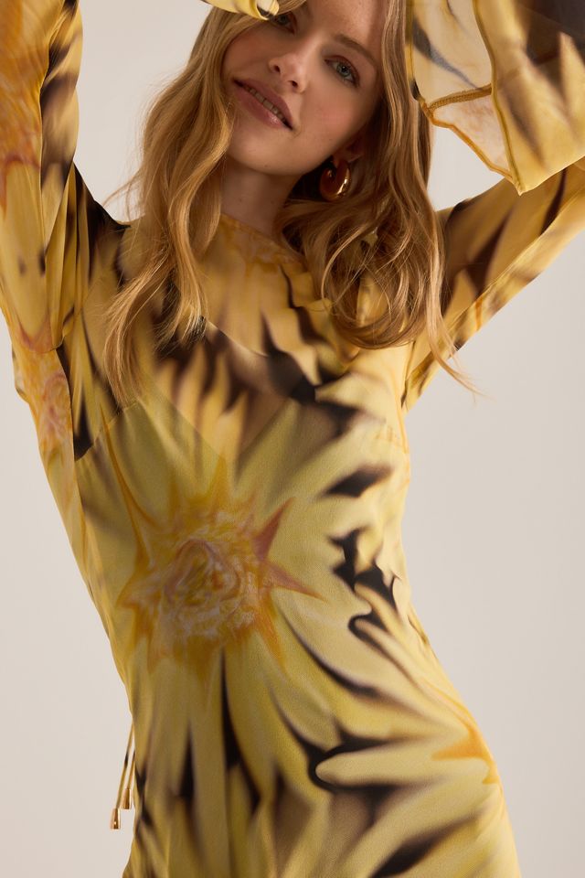Vestido Maxi con Estampado de Girasol Lottie de The Wolf Gang #2