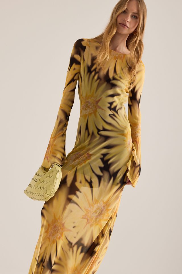 Vestido Maxi con Estampado de Girasol Lottie de The Wolf Gang #4