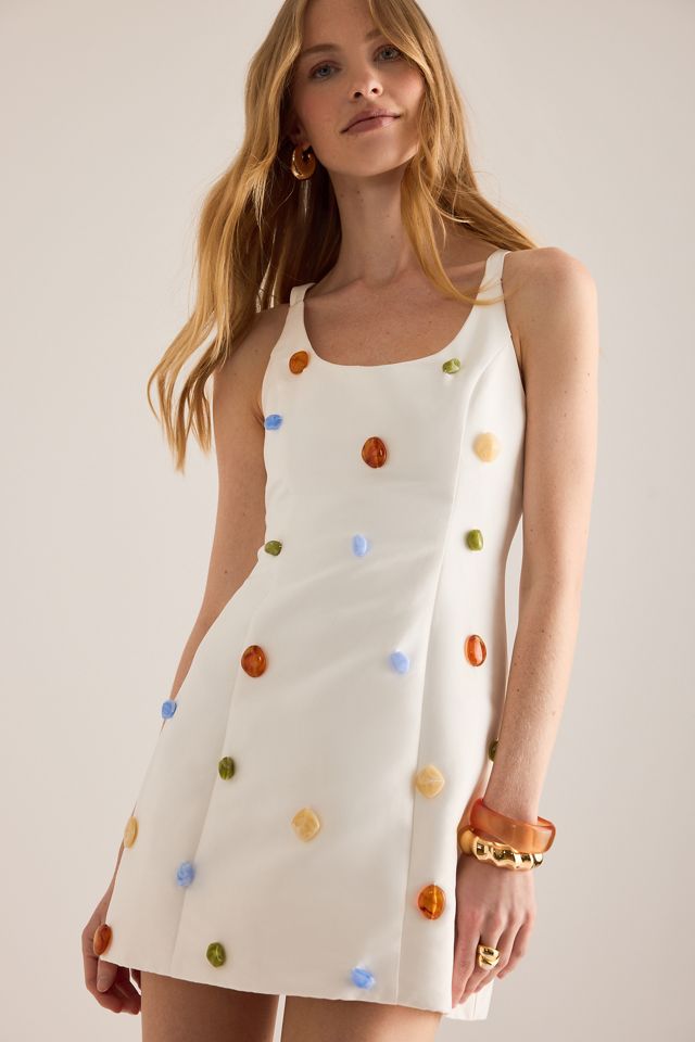 The Wolf Gang Romy Resin Beaded Mini Dress #2