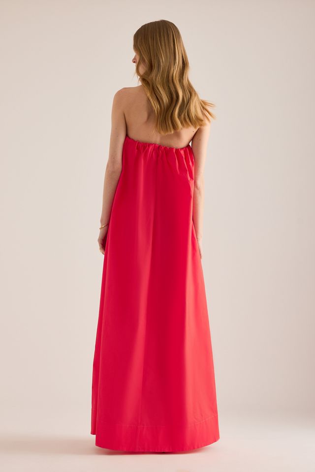Vestido Maxi Floral sin Tirantes Verona de The Wolf Gang #1