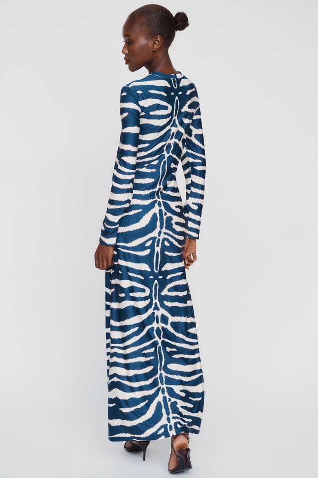 Especia Animal Print Fitted Maxi Dress #2
