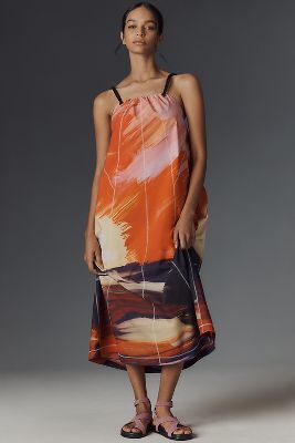 Lingua Franca Ilias Sleeveless Midi Dress