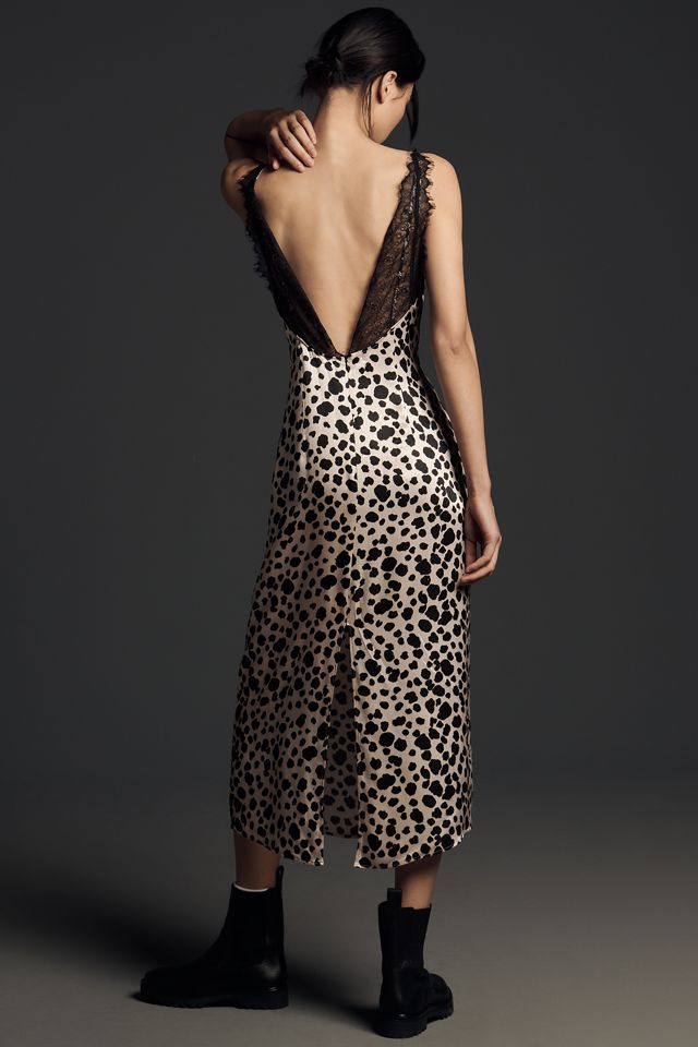 long v neck illusion open back dress with print Sequin Fringe Dress With Deep V Neck 43623