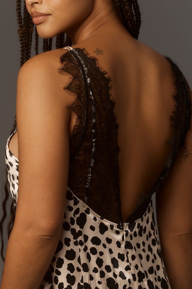 anthropologie open back dress Backless Sheer Midi Dress by Anthropologie in Black, Size: XL