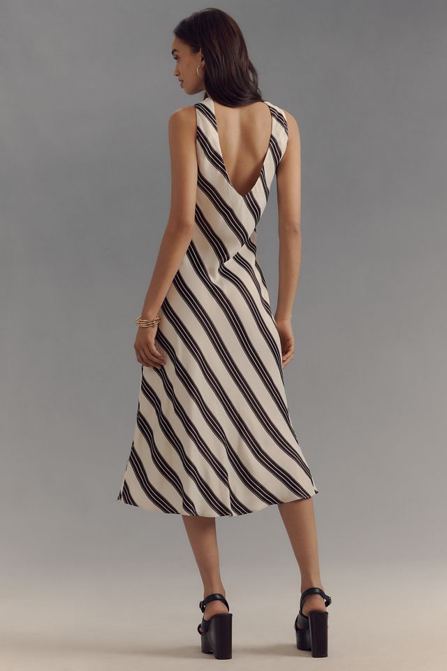 Maeve Slim Satin Midi Slip Dress #2