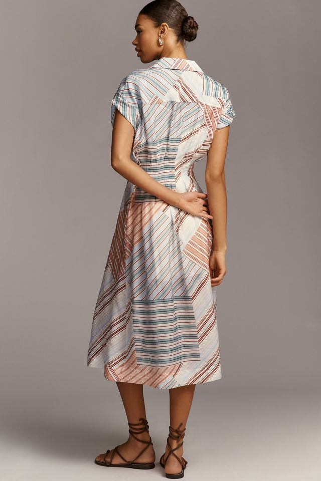 Maeve Sleeveless Printed Midi Shirtdress #3