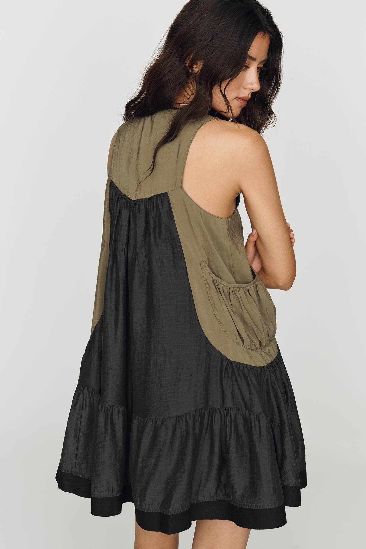 By Anthropologie Sleeveless Swing Mini Dress