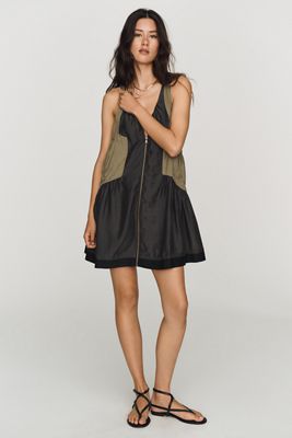 By Anthropologie Sleeveless Swing Mini Dress