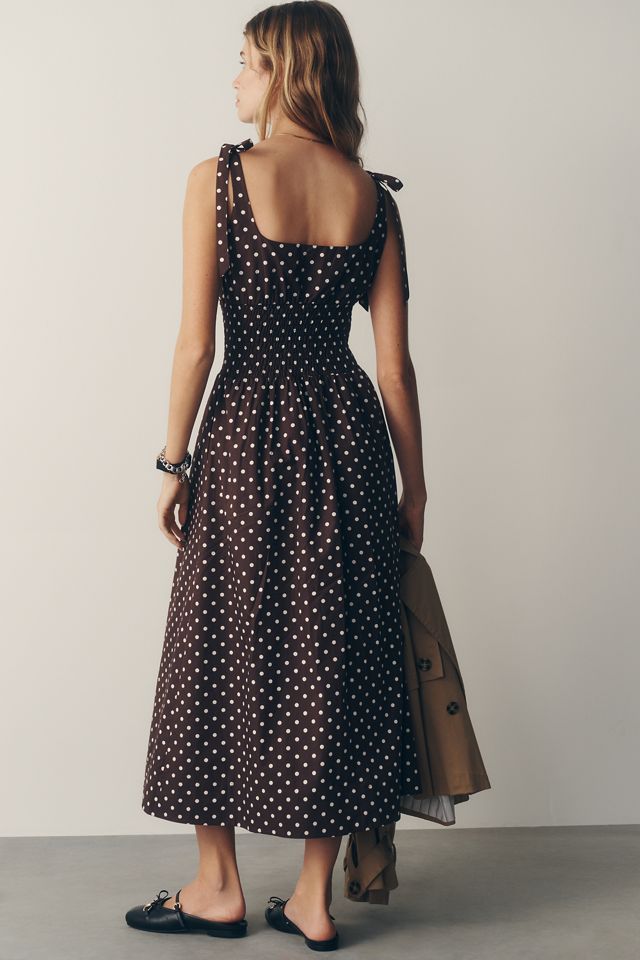 Maeve Cotton Smocked Midi Dress #2