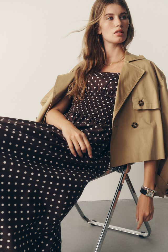 Maeve Cotton Smocked Midi Dress #4