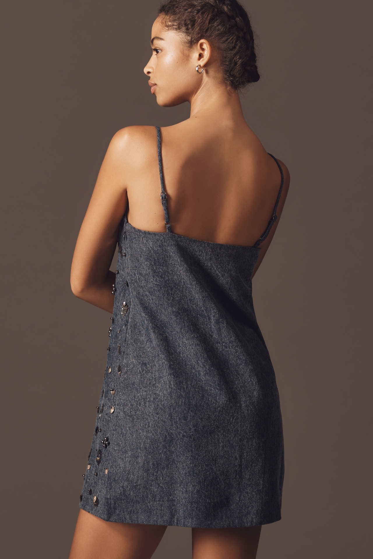 Dhruv Kapoor Embellished Cutout Mini Dress