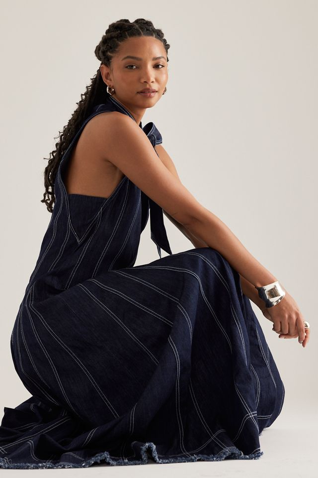 Robe Maxi en Denim Sans Manches Pilcro Aline #6