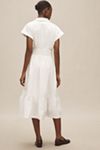 open lace back dress Milena One Shoulder Crepe Maxi Dress / White | Meshki main image 1