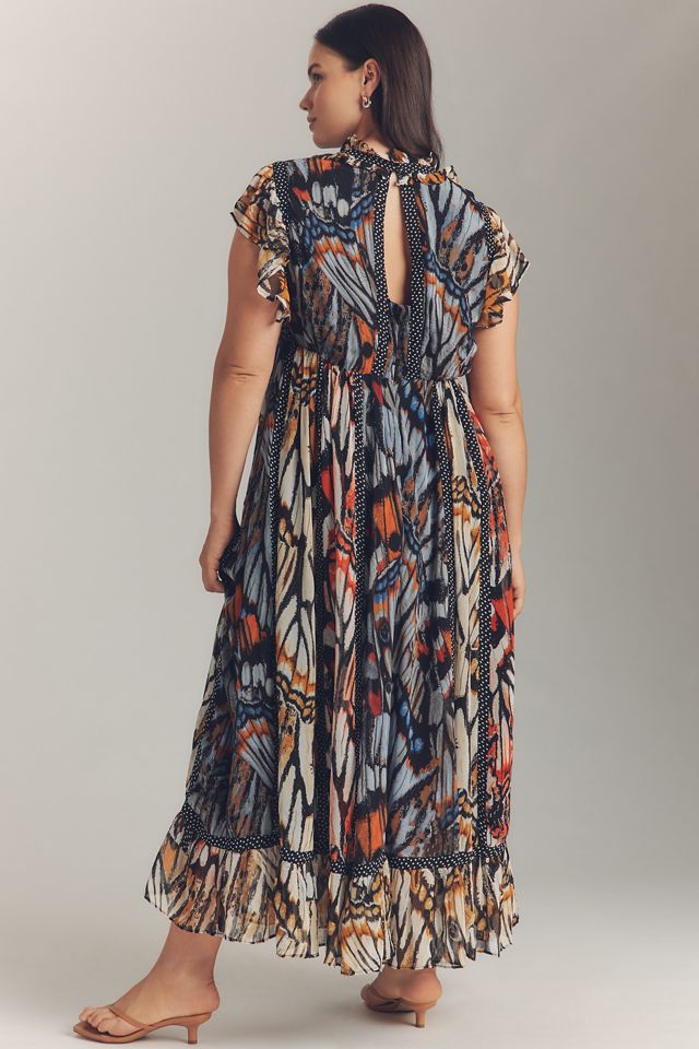 ワンピース Maeve Virginia Textured Midi Dress Maeve By Anthropologie Midi Dress Maeve Virginia Textured