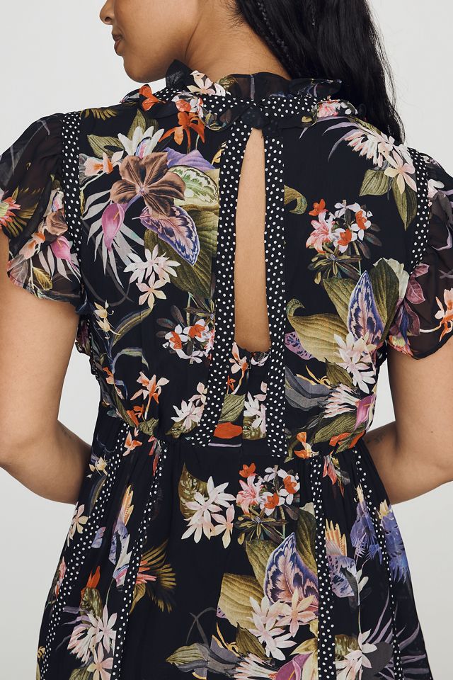Maeve Short Sleeve V-Neck Maxi Dress #7