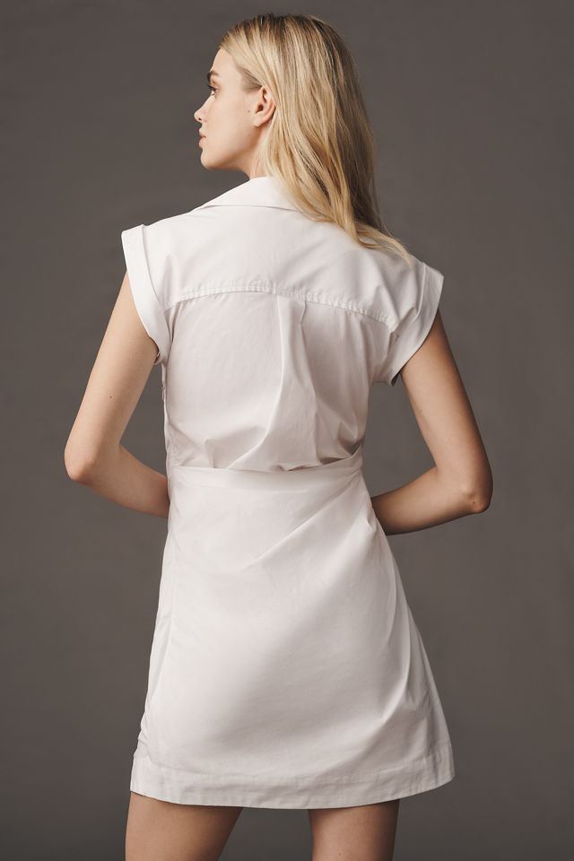Maeve Mini Wrap Shirt Dress