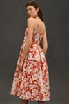 Maeve Sleeveless Square-Neck Drop-Waist Midi Dress