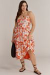 Maeve Sleeveless Square-Neck Drop-Waist Midi Dress