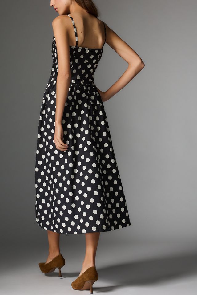 Maeve Sleeveless Square-Neck Drop-Waist Midi Dress #1