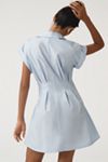 By Anthropologie Short-Sleeve Belted Shirt Dress