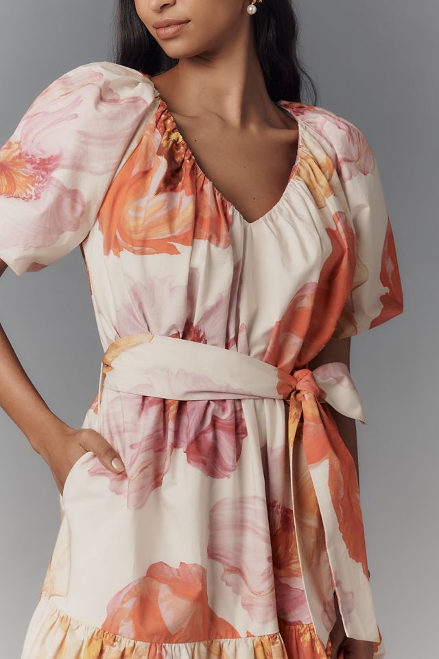 By Anthropologie Short-Sleeve Midi Tent Dress #1