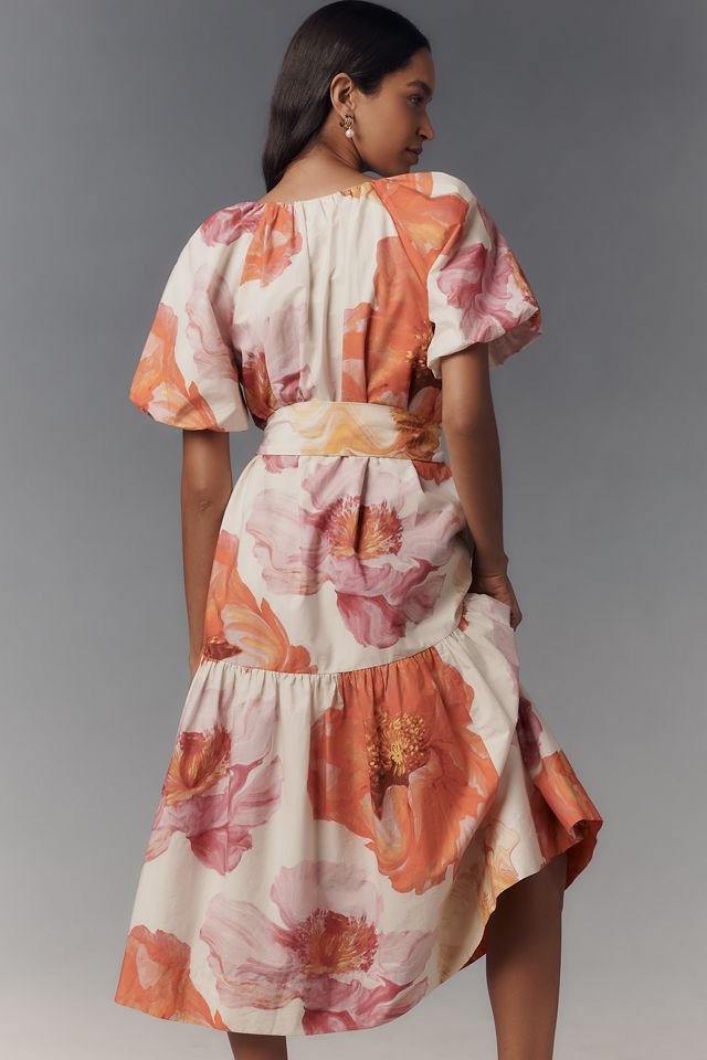 By Anthropologie Short-Sleeve Midi Tent Dress #2