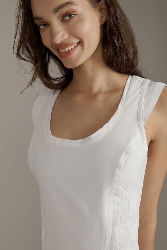 By Anthropologie Sleeveless Scoop-Neck Midi Dress #3